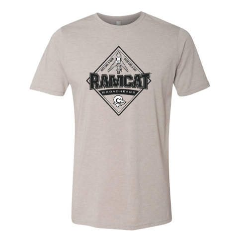 Ramcat Heathered Tee - Gray (50% OFF SALE; REGULAR PRICE $24.99+)